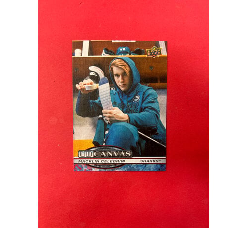 UPPER DECK 2025-26 UPPER DECK SERIES 2 MACKLIN CELEBRINI CANVAS