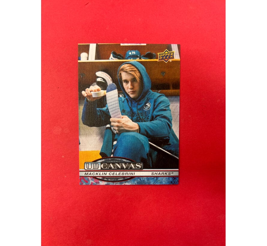 2025-26 UPPER DECK SERIES 2 MACKLIN CELEBRINI CANVAS