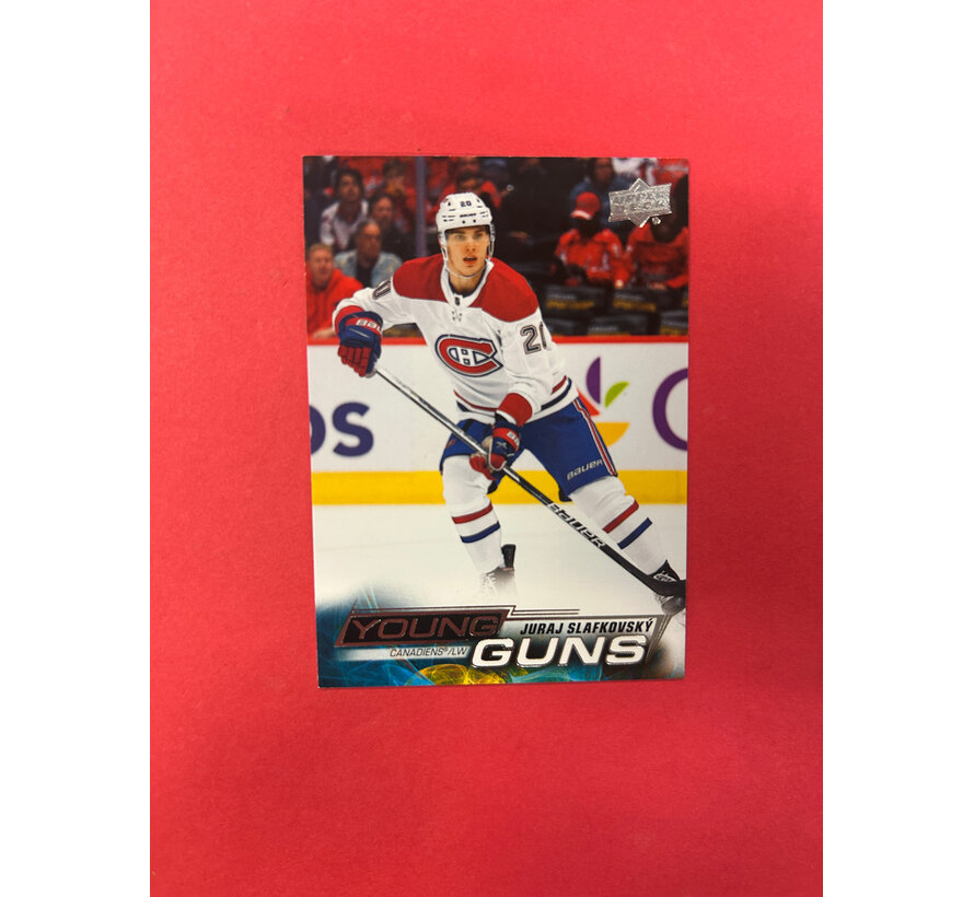 2022-23 UPPER DECK SERIES 2 JURAJ SLAFKOVSKY YOUNG GUNS