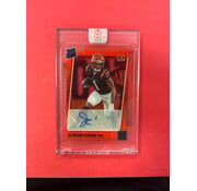 PANINI 2021 PANINI CLEARLY FOOTBALL JA'MARR CHASE RATED ROOKIE AUTOGRAPH BLUE /99