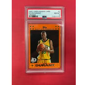 TOPPS 2007 TOPPS KEVIN DURANT ORANGE PSA GRADED 8