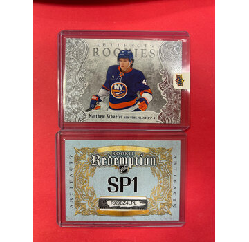 UPPER DECK 2025-26 UPPER DECK ARTIFACTS MATTHEW SCHAEFER SP1 REDEMPTION