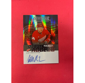 UPPER DECK 2025-26 UPPER DECK CREDENTIALS AXEL SANDIN PELLIKA DEBUT TICKET ACCESS AUTO /199