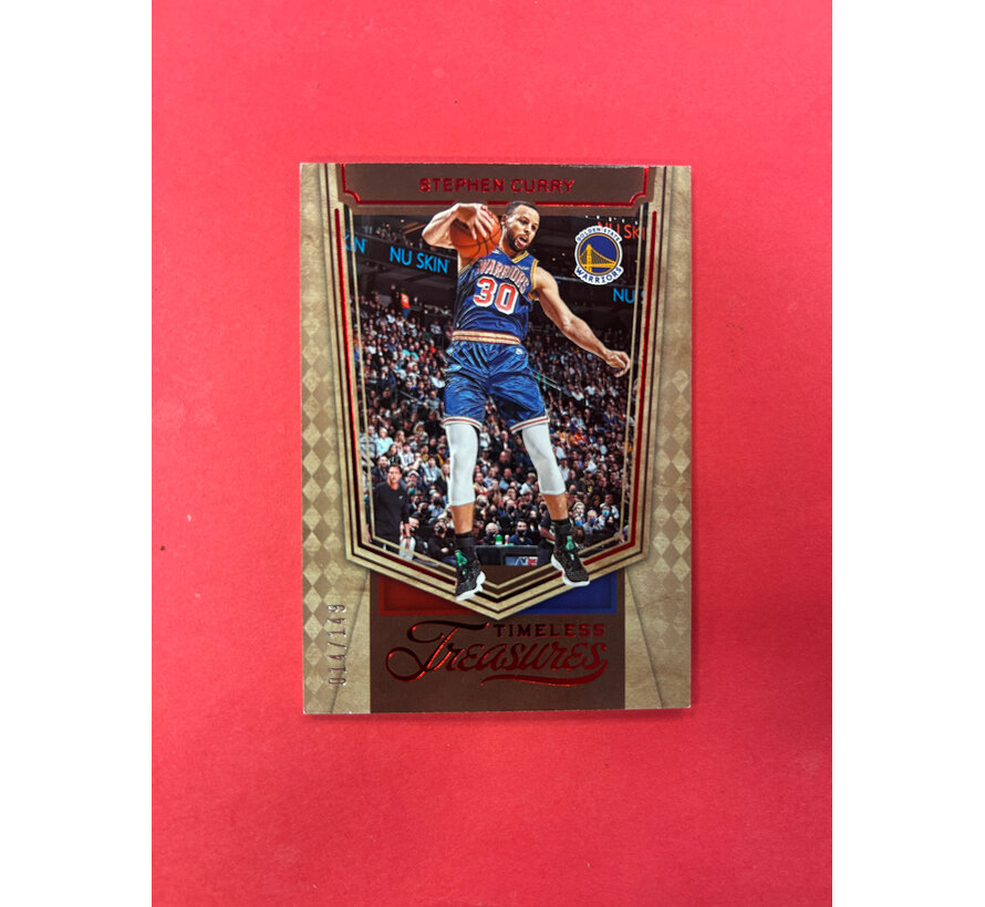 2021-22 PANINI CHRONICLES TIMELESS TREASURES STEPHEN CURRY /149