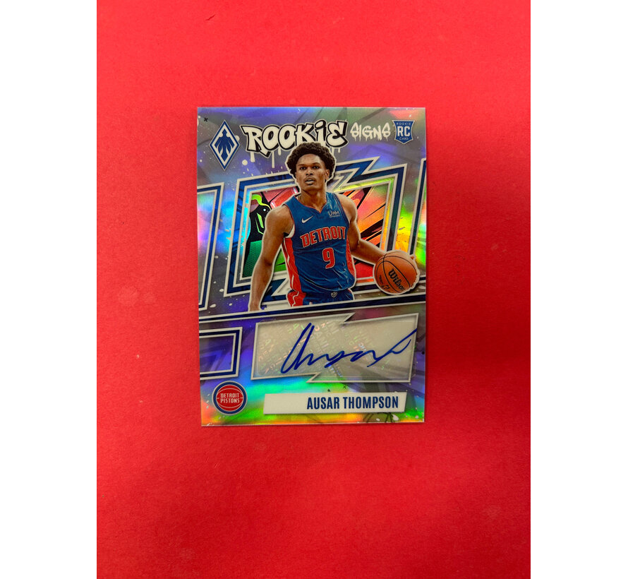 2023-24 PANINI PHEONIX AUSAR THOMPSON ROOKIE SIGNS AUTO /99
