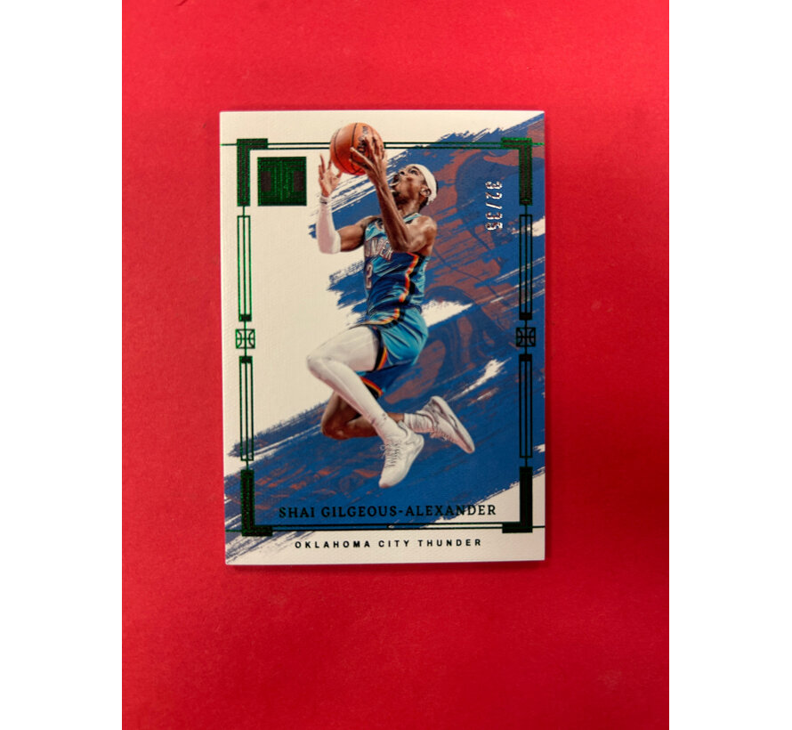 2023-24 PANINI IMPECCABLE SHAI GILGEOUS-ALEXANDER EMERALD /35