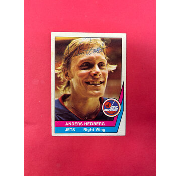 O-PEE-CHEE 1978 O-PEE-CHEE ANDERS HEDBERG AUTOGRAPHED