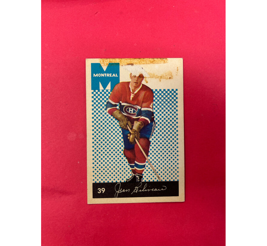 1962-63 PARKHURST JEAN BELIVEAU #39 ROUGH