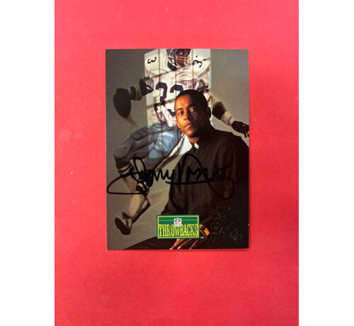 1992 PROSET FOOTBALL TONY DORSETT THROWBACKS AUTOGRAPH