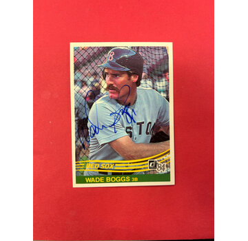 DONRUSS 1984 DONRUSS WADE BOGGS AUTOGRAPHED