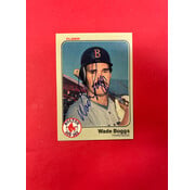 FLEER 1983 FLEER WADE BOGGS AUTOGRAPHED