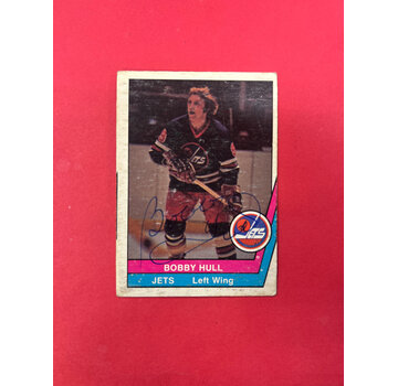 O-PEE-CHEE 1977 O-PEE-CHEE BOBBY HULL WHA AUTOGRAPHED