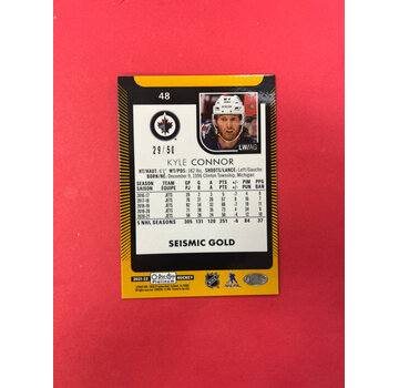 UPPER DECK 2021-22 OPC PLATINUM KYLE CONNOR SEISMIC GOLD /50