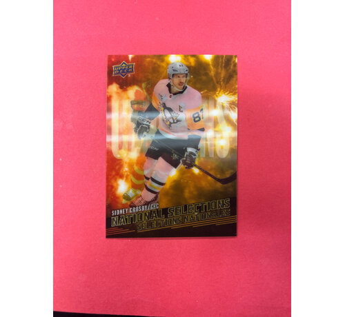 UPPER DECK 2025-26 UPPER DECK TIM HORTONS SIDNEY CROSBY NATIONAL SELECTIONS