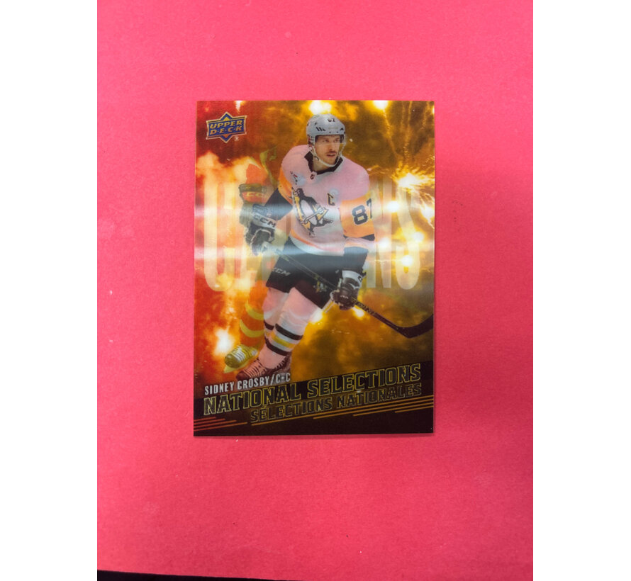 2025-26 UPPER DECK TIM HORTONS SIDNEY CROSBY NATIONAL SELECTIONS