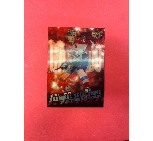 UPPER DECK 2025-26 UPPER DECK TIM HORTONS NATHAN MACKINNON NATIONAL SELECTIONS