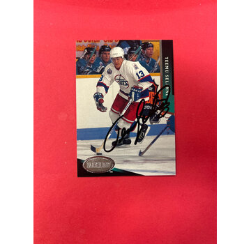 UPPER DECK 1992 PARKHURST TEEMU SELANNE AUTOGRAPHED