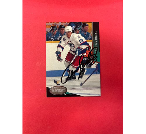 UPPER DECK 1992 PARKHURST TEEMU SELANNE AUTOGRAPHED