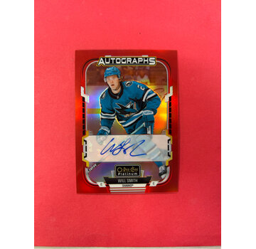 UPPER DECK 2025-26 OPC PLATINUM WILL SMITH RED RAINBOW AUTOGRAPH