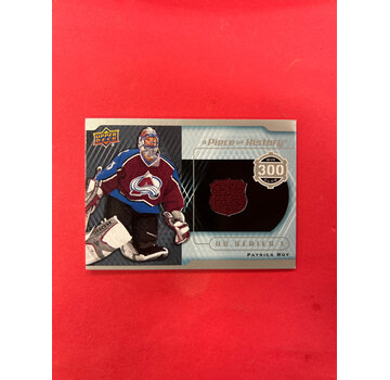 UPPER DECK 2013-14 UPPER DECK SERIES 1 PATRICK ROY A  PIECE OF HISTORY