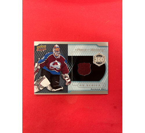 UPPER DECK 2013-14 UPPER DECK SERIES 1 PATRICK ROY A PIECE OF HISTORY