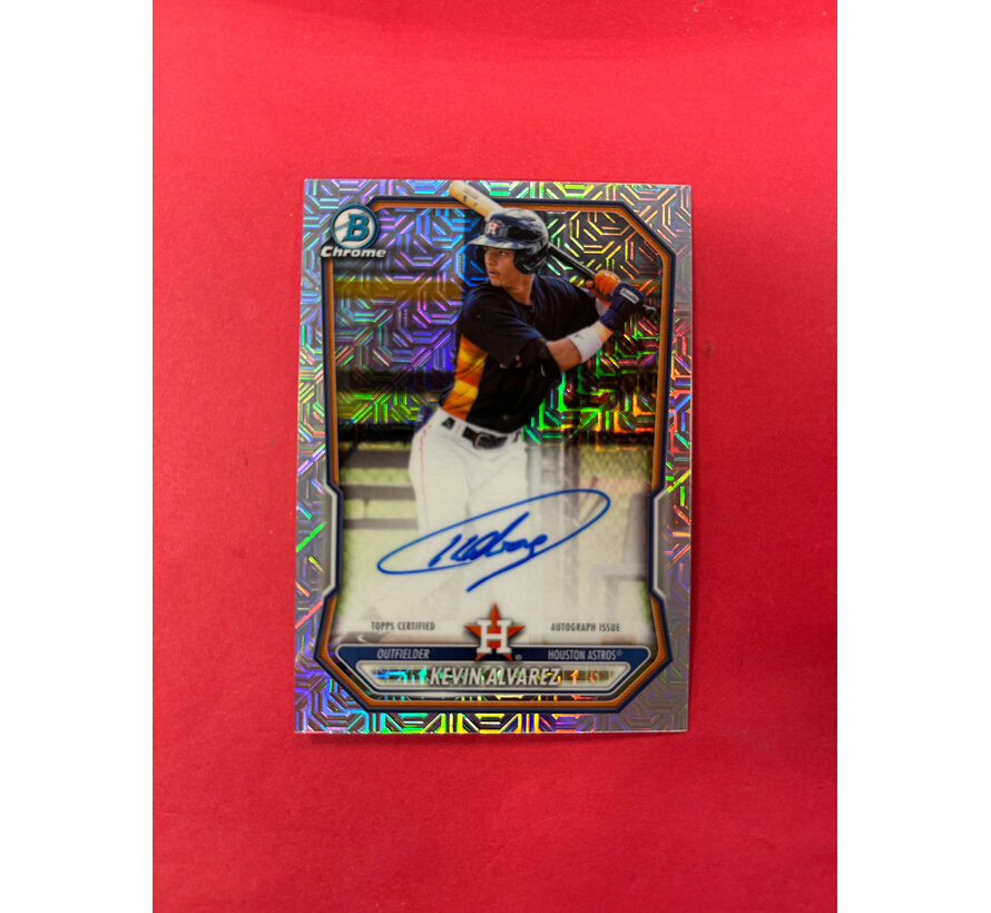 2026 BOWMAN CHROME KEVIN ALVAREZ MOJO AUTO