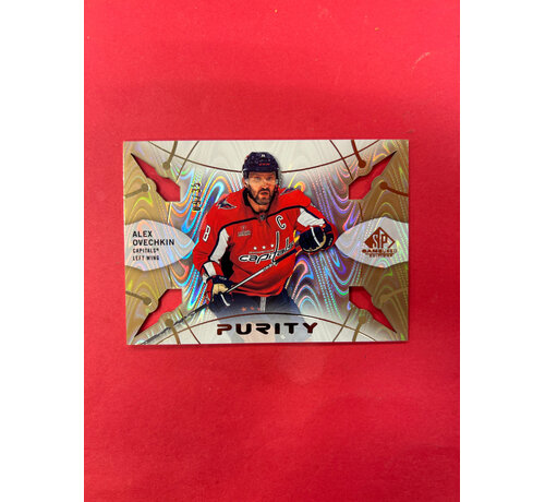 UPPER DECK 2022-23 UPPER DECK SP GAME USED ALEX OVECHKIN PURITY GOLD /25