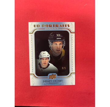 UPPER DECK 2019-20 UPPER DECK SERIES 1 SIDNEY CROSBY PLATINUM BLUE PORTRAITS /5