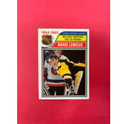 UPPER DECK 1985-86 OPC MARIO LEMIEUX ROOKIE SCORING LEADERS