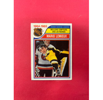 UPPER DECK 1985-86 OPC MARIO LEMIEUX ROOKIE SCORING LEADERS