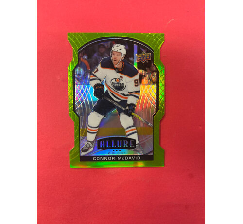 UPPER DECK 2020-21 UPPER DECK ALLURE CONNOR MCDAVID GREEN QUARTZ /99