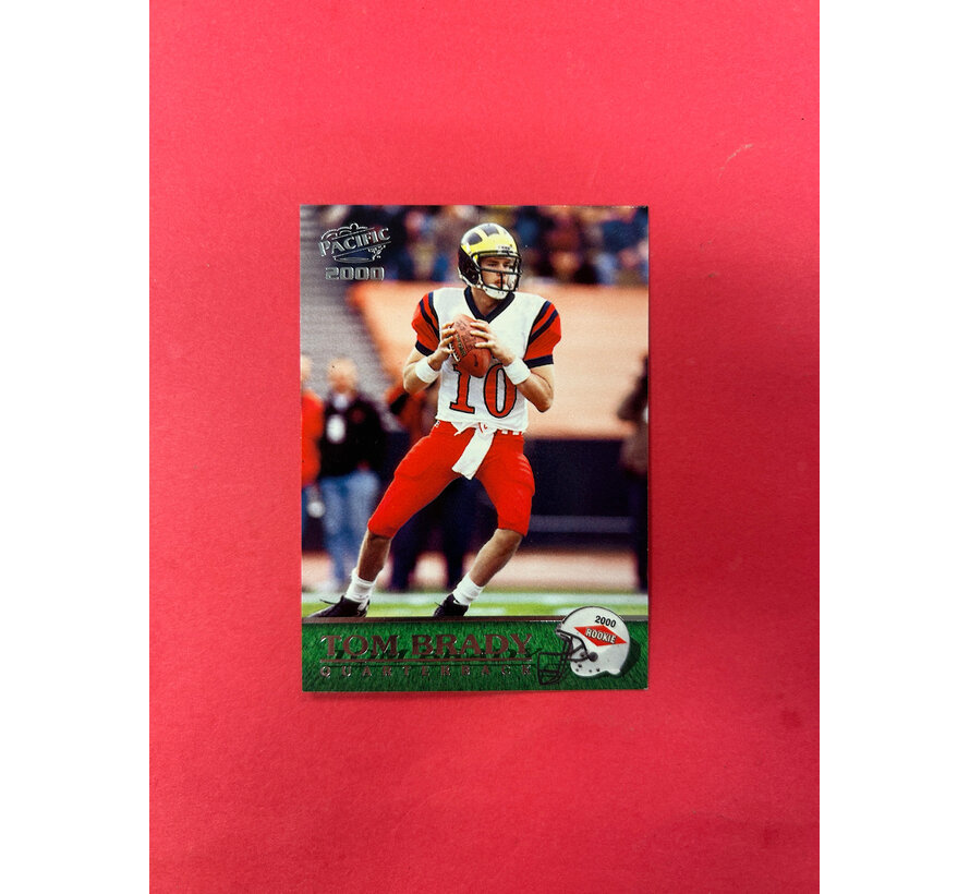 2000 PACIFIC FOOTBALL TOM BRADY RC #403