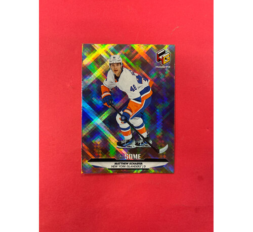 UPPER DECK 2025-26 UPPER DECK EXTENDED MATTHEW SCHAEFER HOLOGRFX AU-SOME #HG-7