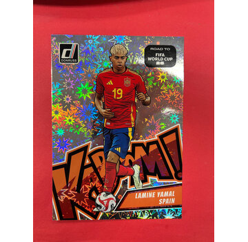 PANINI 2025-26 PANNI DONRUSS WORLD CUP SOCCER OVERSIZED KABOOM! LAMINE YAMAL #12