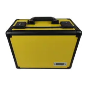 EVORETRO EVORETRO GRADED CARD STORAGE BOX TSA LOCK YELLOW 3 ROW