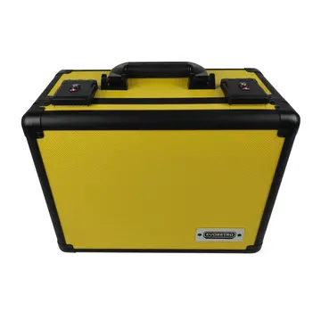 EVORETRO EVORETRO GRADED CARD STORAGE BOX TSA LOCK YELLOW 3 ROW