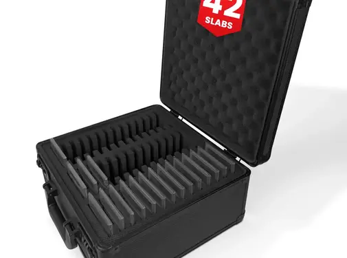 EVORETRO EVORETRO 3 ROW WITH INDIVIDUAL SLOT FIT FOR 42 GRADED CARDS - BLACK