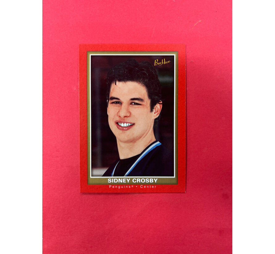 2005-06 UPPER DECK BEEHIVE SIDNEY CROSBY ROOKIE RED BORDER