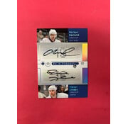 UPPER DECK 2005-06 BE A PLAYER NASLUND/ LINDEN DUAL AUTOGRAPHS