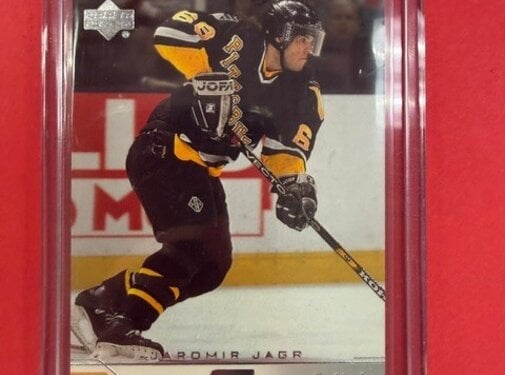 UPPER DECK 2001-02 UPPER DECK YOUNG GUNS FLASHBACK JAROMIR JAGR #226
