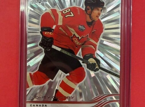 UPPER DECK 2025-26 UPPER DECK EXTENDED SERIES OUTBURST SIDNEY CROSBY TEAM CANADA #646