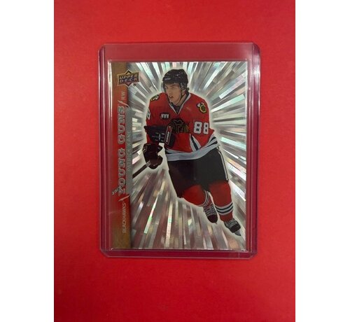 UPPER DECK 2025-26 UPPER DECK EXTENDED SERIES RETRO OUTBURST YOUNG GUNS PATRICK KANE #OR-26