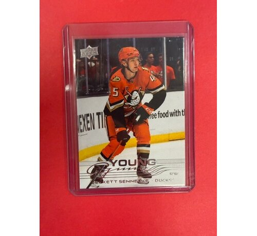 UPPER DECK 2025-26 UPPER DECK EXTENDED SERIES YOUNG GUNS BECKETT SENNECKE #701