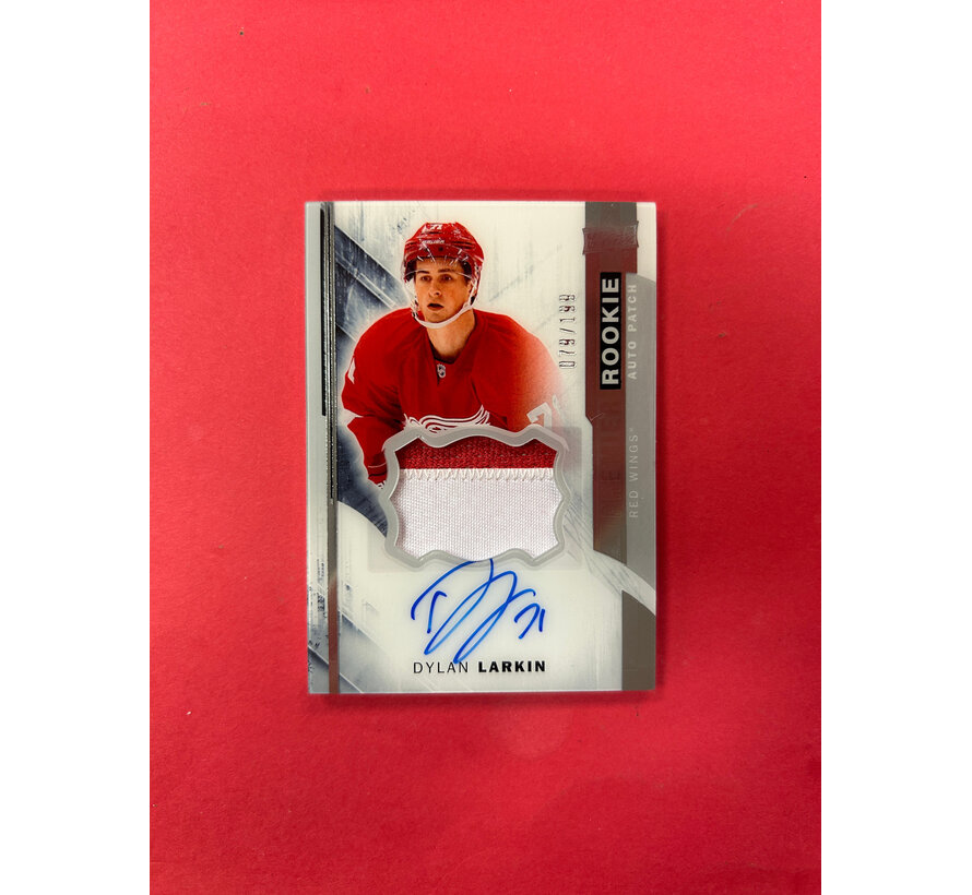 2015-16 UPPER DECK PREMIER DYLAN LARKIN PREMIER ROOKIE PATCH AUTO /199