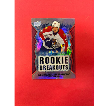 UPPER DECK 2013-14 UPPER DECK SERIES 2 ALEKSANDER BARKOV ROOKIE BREAKOUTS 100/100