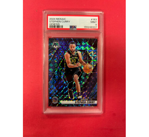 PANINI 2024 PANINI MOSAIC STEPHEN CURRY GENESIS PSA GRADED 9