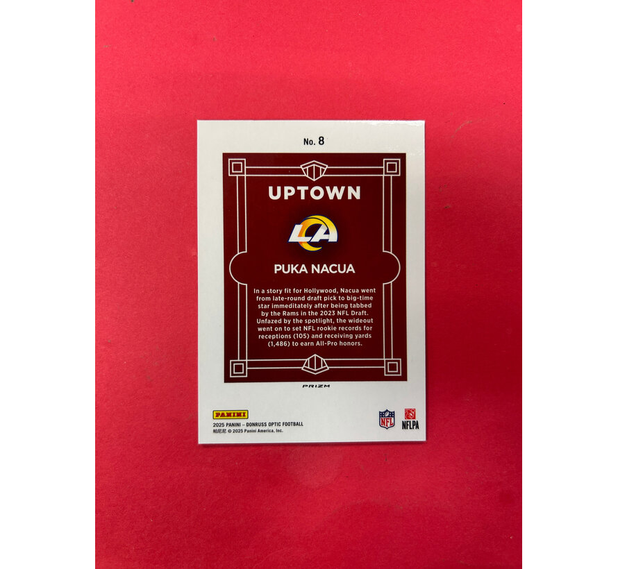 2025 PANINI OPTIC PUKA NACUA UPTOWN SSP