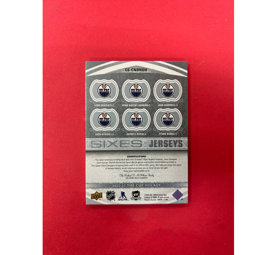 2022-23 UPPER DECK THE CUP SIXES OILERS /15