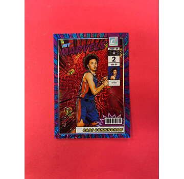 PANINI 2025-26 PANINI DONRUSS CADE CUNNINGHAM NET MARVELS PURPLE /49