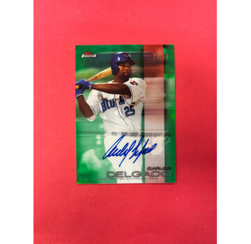 TOPPS 2018 TOPPS FINEST CARLOS DELGADO AUTOGRAPH GREEN /99